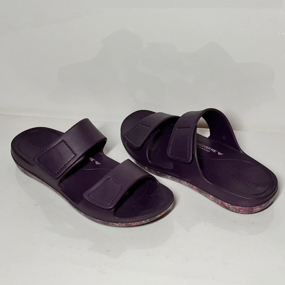 Alegria Orbyt Recovery Slide Sandals - Picture 2 of 8